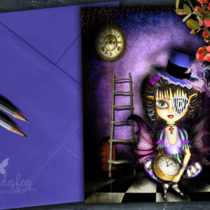 Steampunk fairy note card , carte d'art originale, Carterie d'Art, editions des fees, editeur de cartes d'art, carterie en ligne, editions cartes d'art, cartes postales originales, carterie fantaisie, cartes d'art, carterie d'art, cartes postales d'art, cartes postales feeriques, cartes feeriques, editions cartes postales, cartes d'artistes, cartes de voeux, cartes de voeux feeriques, cartes postales illustrees, carterie papeterie, papeterie fantaisie, art greeting cards, greeting cards, fairy art cards, fairy greeiting cards, art cards online, greeting cards, birthday cards, stationery online, illustrated greeting cards, note cards, fairy note cards, illustration note cards, original art postcards, vintage art postcards, art postcards, postcards illustration, original postcards, cartes féeriques, cartes postales féeriques, les fées, féeriques